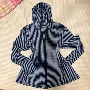 Vintage Cherokee cotton striped zip up hoodie jacket Size XL